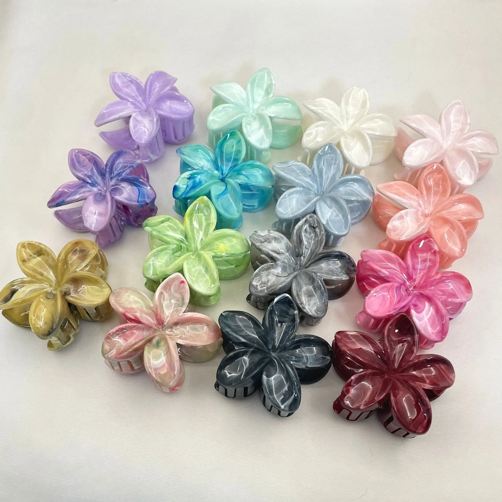 Arble Frangipani Haarnadel Touch Blumen Halteklammer Sweet Shark Haarnadel für Mädchen Haarschmuck