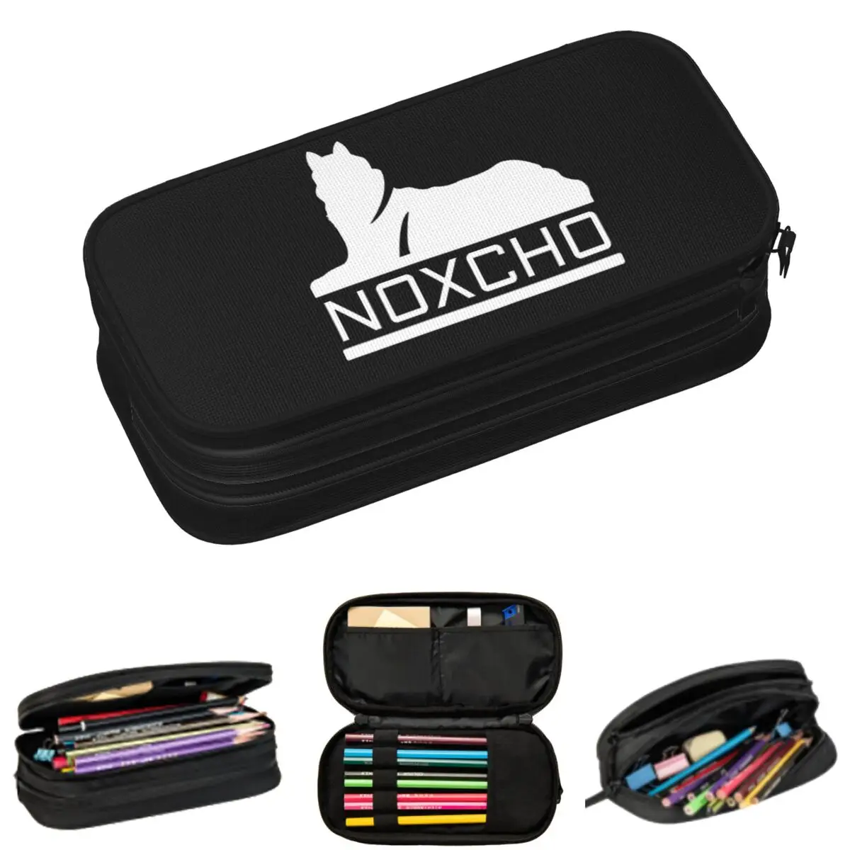 Пеналы Chechen Borz для студентов, школьная коробка для ручек, сумка-карандаш большой емкости, пенал для хранения канцелярских принадлежностей