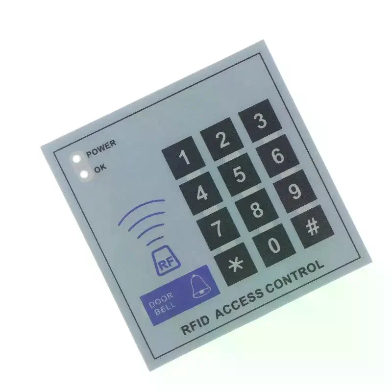 Keypad Mask Panel Coating For Keypad IC ID Access Control System Device Machine Security Proximity Entry Door Lock