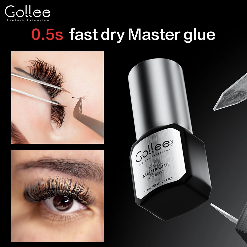 

Gollee 0.5s сухой клей для наращивания ресниц водонепроницаемый праймер 5 мл для ресниц Глубокая очистка долгое удержание ресниц принадлежности для наращивания