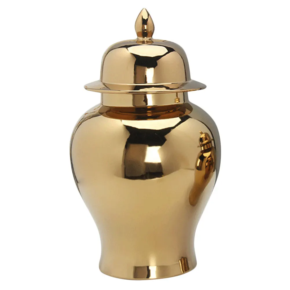 

Vase Ceramic Tea Storage Jar Desktop Entryway Table Decor Accessories Irregular Shape Dinner Centerpieces Office