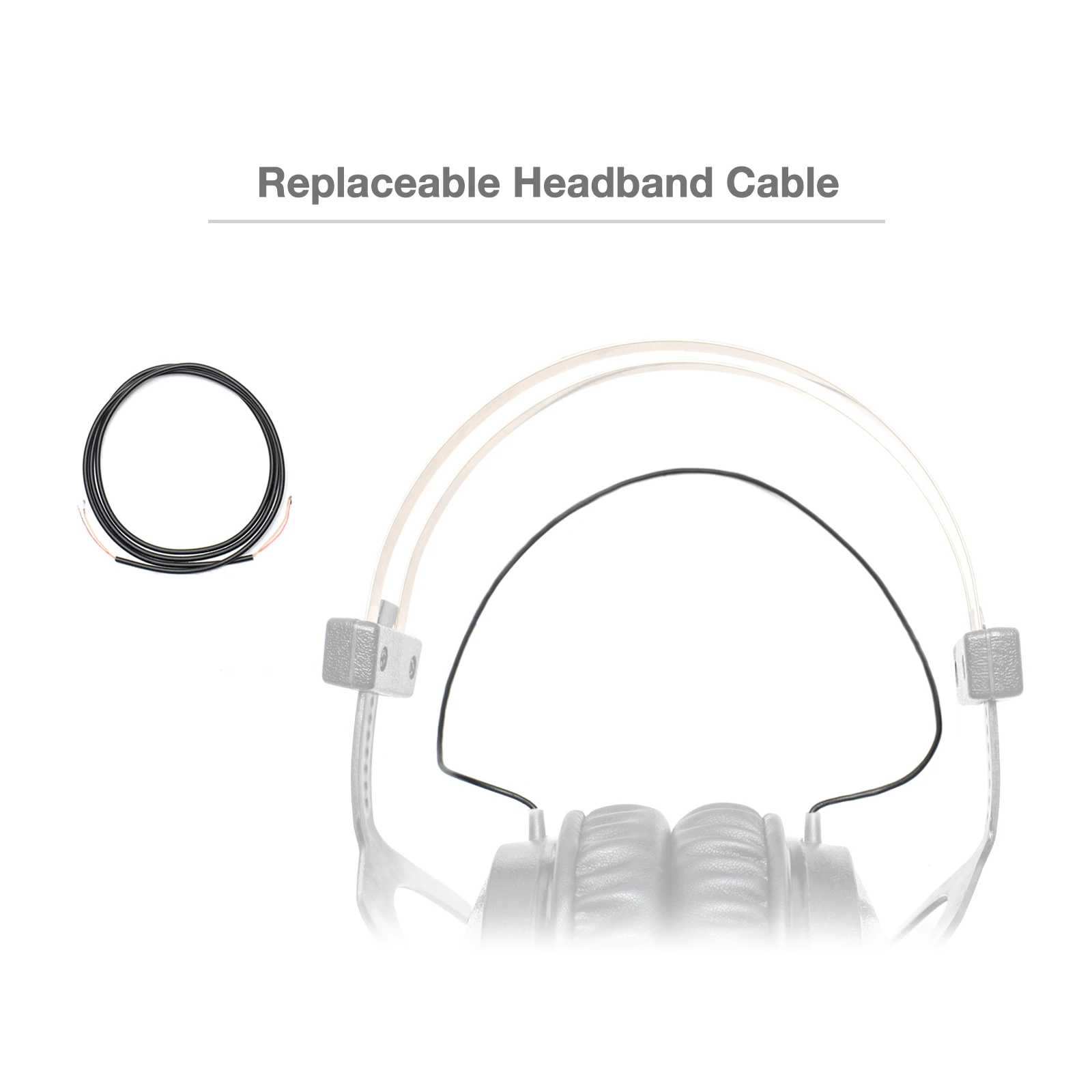 Сменная накладка на голову + Комплект кабелей для Beyerdynamic DT770 DT860 DT880 DT880PRO DT990 DT790 DT990 HS200 HS400 MMX 300 2nd Gen