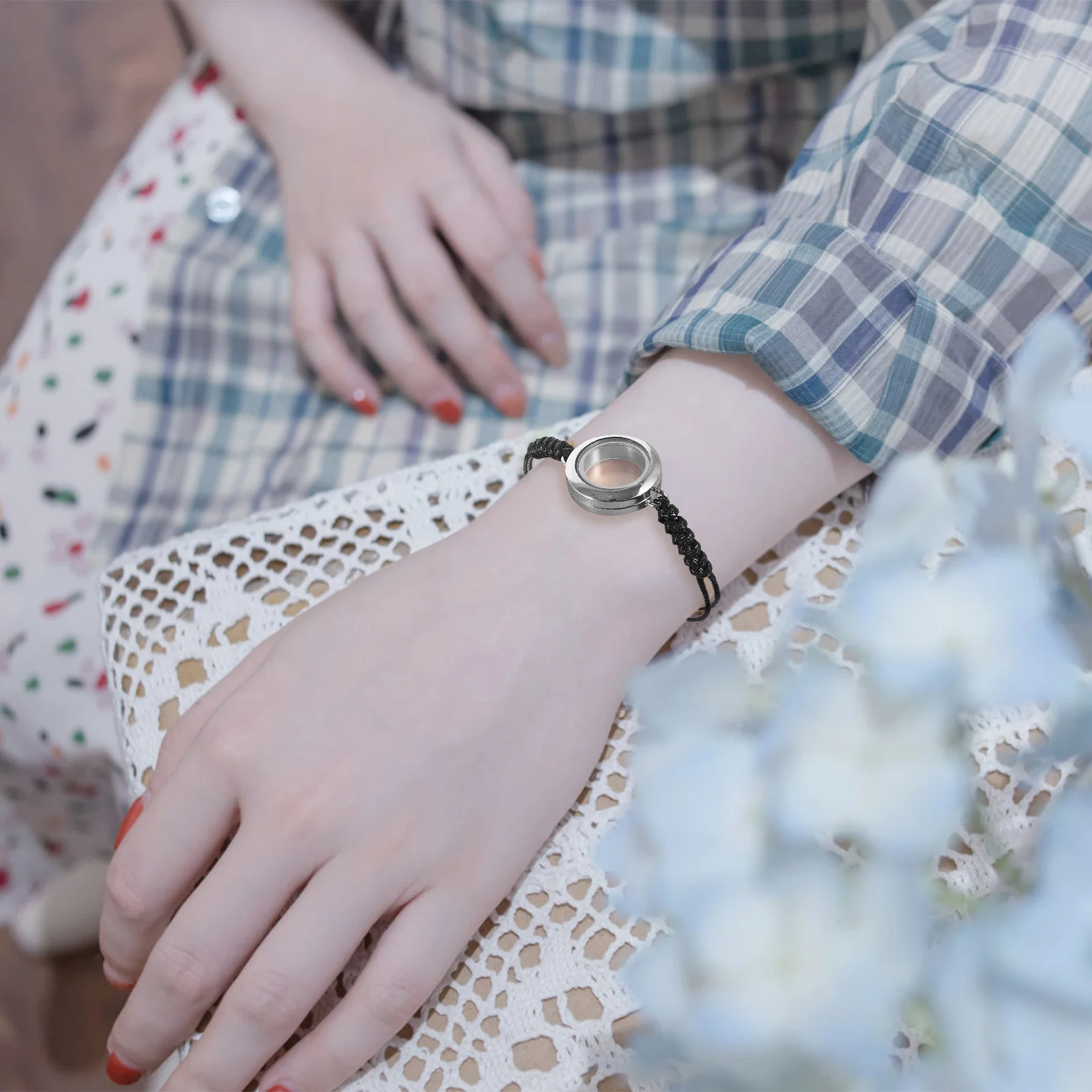 

Stainless Steel Bottle Adjustable Braided Bracelet for Women Unique Rope Bracelet Fashionable Wrist Jewelry