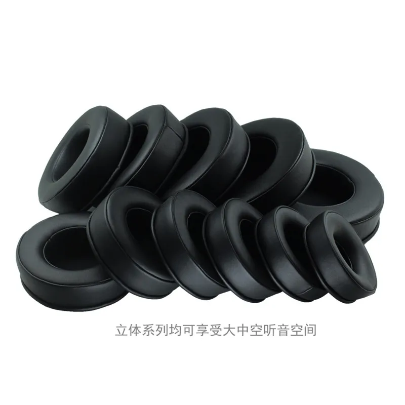 Replacement 1 Pair Round Ear Pad  70MM 75MM 80MM 85MM 90MM 95MM 100MM 105MM 110MM 115MM Ear Cups Ear Pads for Headphones