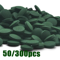 50/200/300pcs Spirulina Tablets Enrichment Favorite Pet Food Fish Crystal Red Shrimp Pet Food