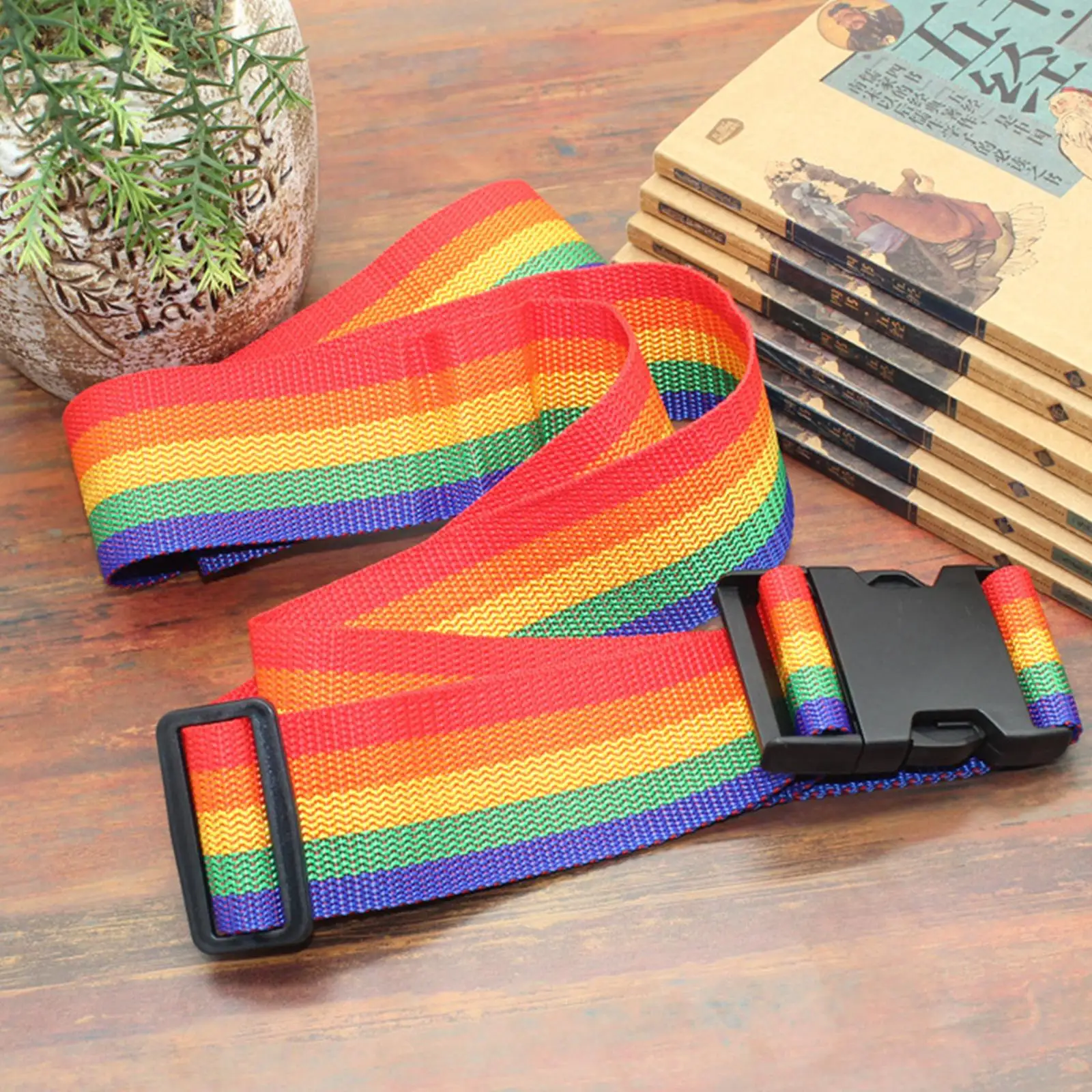 Thickened Travel Crossbody Bag Luggage Strap Box Adjustable No Password Lock Packing Safety Belt Baggage Bundling Belt