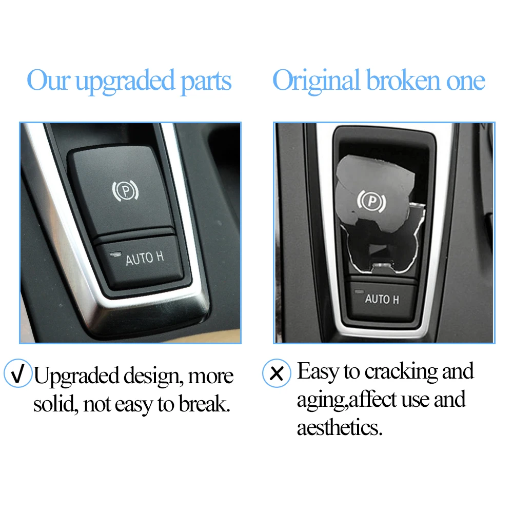 Innen Auto Elektronische Parkplatz Hand Bremse Control Schalter Taste Montage Ersatz Für BMW X5 X6 E70 E71 E72 61319148508 – Detail 5