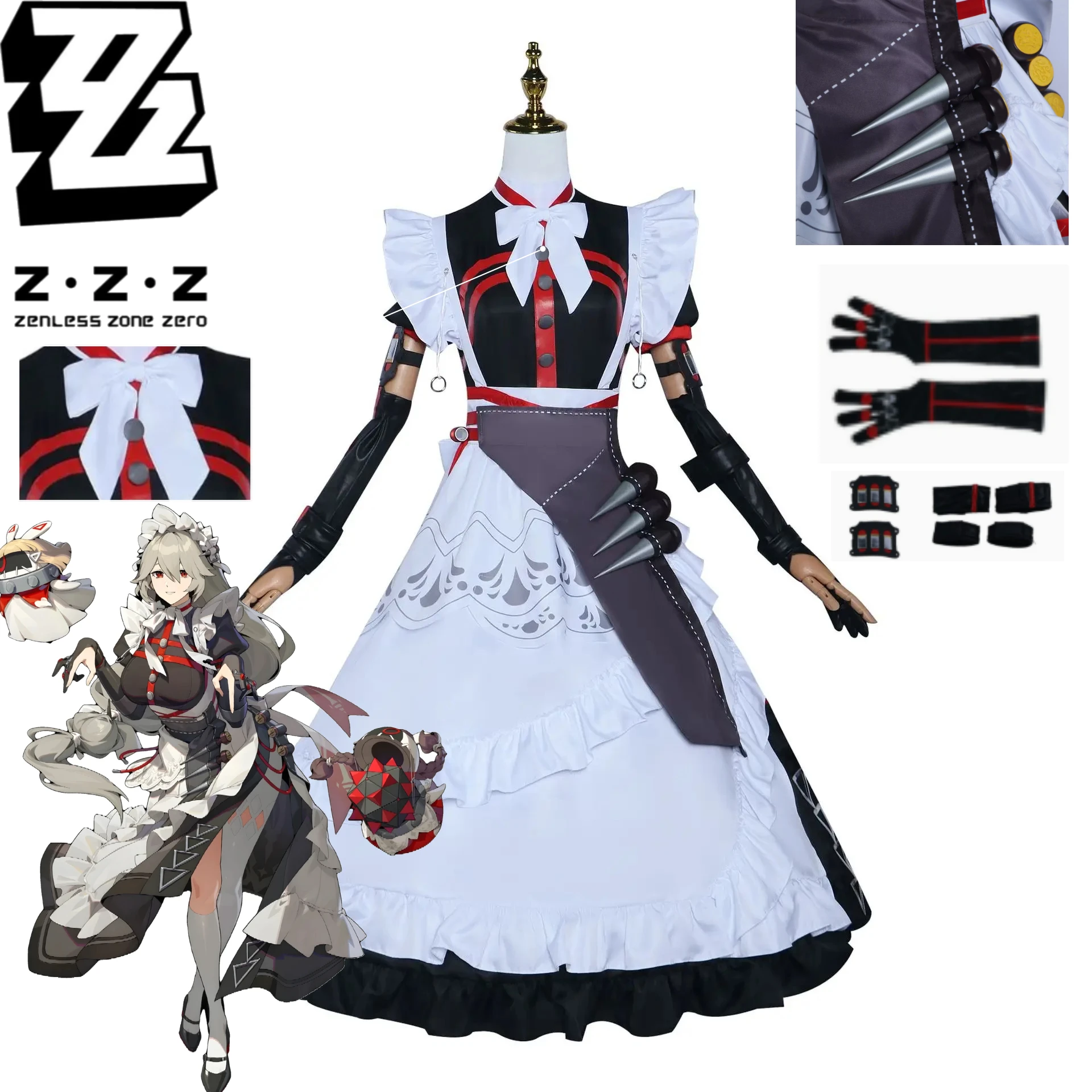 Anime Cosplay Zero Two - Jeu Alexandrina Sébasane Cosplay ZZZ Zenless