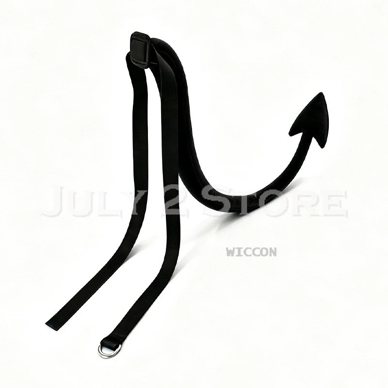 For Halloween Bat Demon Tail Cosplay Prop Gothic Vampire Lolita Devil Furry Tail Accessory  Party Comic‑Con Fancy Dress - view 2