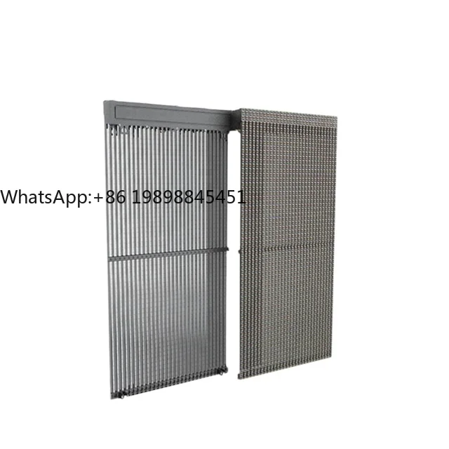 

P15.625mm Low Consumption LED Window Curtain Display Transparent Flexible LED Mesh Screen
