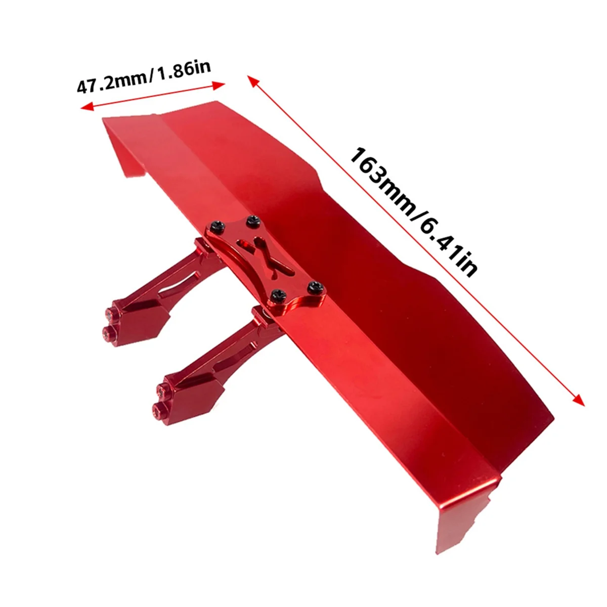 Accesorios de ala trasera de Metal para Go 1/16 16207 H16PL 1/16 RC, piezas de actualización de coche