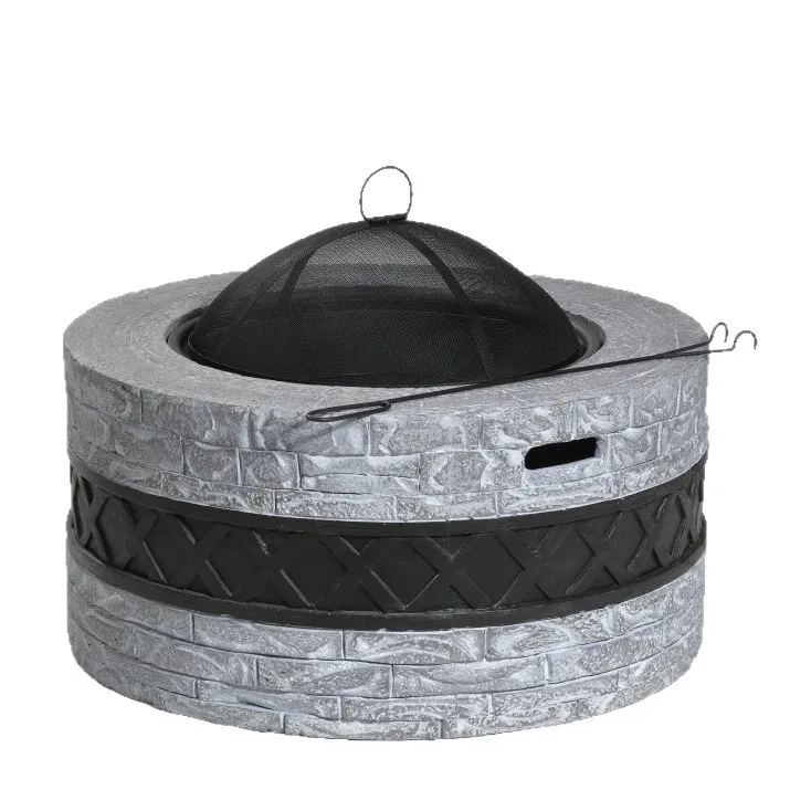 Factory Wholesale Magnesium Oxide Furnace Outdoor Garden Wood Burning BBQ Heating Furnace Garden Grill Fireplace Brazier