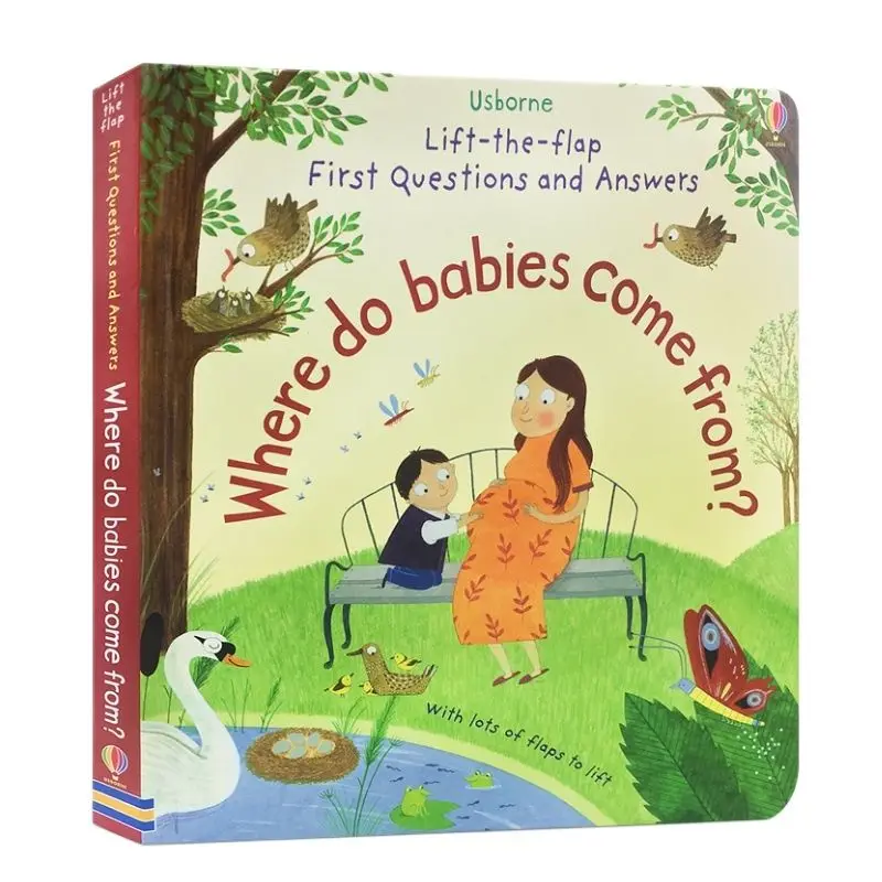 

Usborne Where Do Babies Come From English Educational 3D Picture Book Baby Children Enlightenment Reading Books