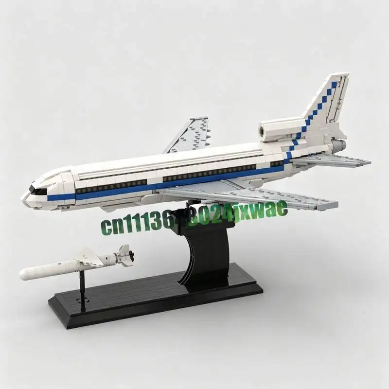 1917PCS Lockheed Tristar Aircraft Building Blocks MOC Customization Space Plane Assembly Puzzle Toy Gift Display Creative Bricks