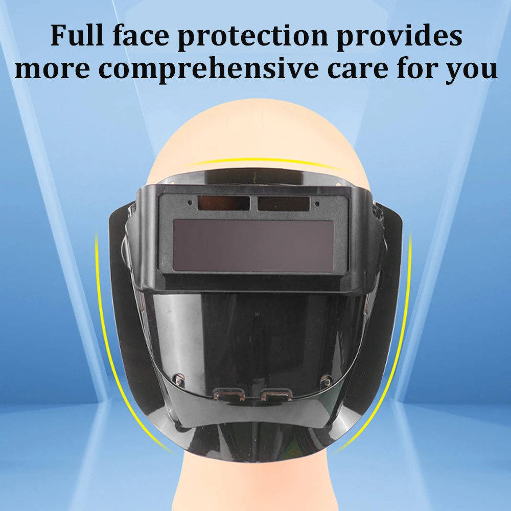 Electric Welding Face Mask Automatic Dimming Protective Cover Welding Full Face Welding Laser Strong Light Special Glasses