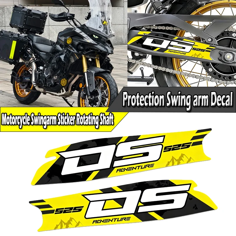 For VOGE Valico DS525X 525DSX DSX525 525 DSX Black Knight Motorcycle Swingarm Sticker Rotating Shaft Protection Decal