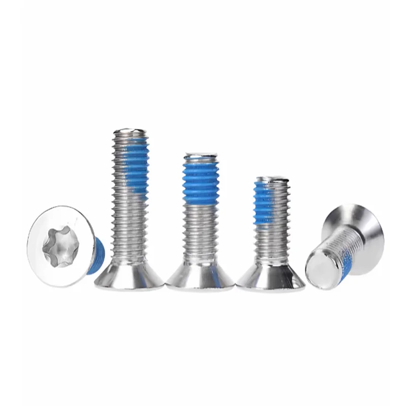 

5 Pieces M5 M6 M8 M10 M12 Dispensing 304 Stainless Steel Countersunk Internal Hex Tamper-Proof Anti-Loosening Screw
