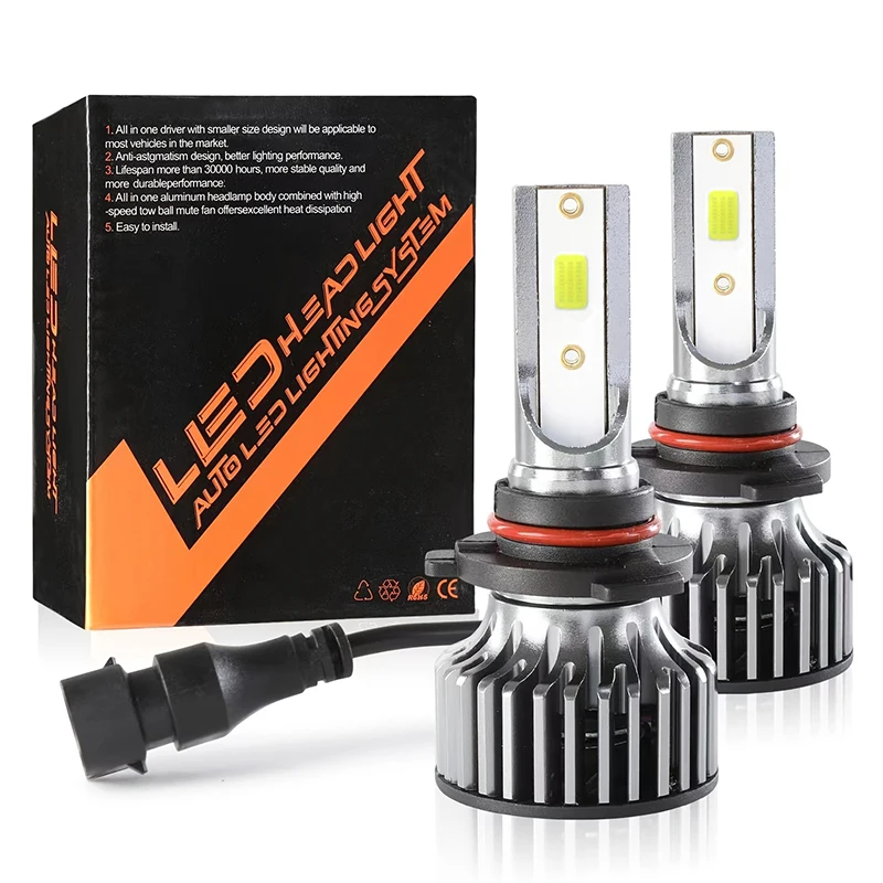 Car Headlight H1 H4 H7 LED Bulb H8 H11 9005 HB3 9006 HB4 9004 HB1 9007 HB5 H13 Led Lights 15000LM Turbo lampada 12V