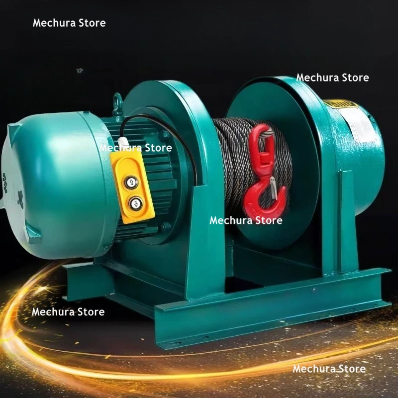 Electric Wire Rope Hoist Winch Machine Heavy Duty Industrial Lifting Equipment 380V Power 1/2T 1T 2T 3T Capacity Seated JT40