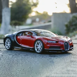 WELLY 1:24 Bugatti Veyron Chiron Supercar Alloy Car Model Diecasts & Toy Vehicles Collect Car Toy Boy Birthday gifts