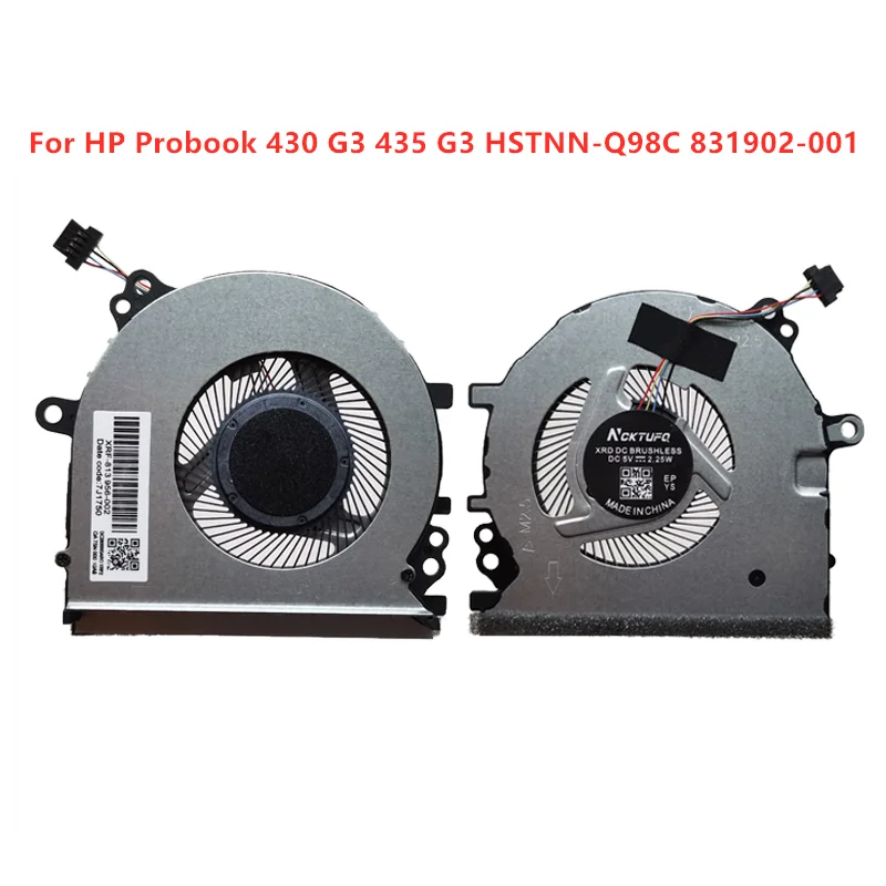 Brand New Laptop CPU GPU Cooling fans For HP Probook 430 G3 435 G3 HSTNN-Q98C 831902-001