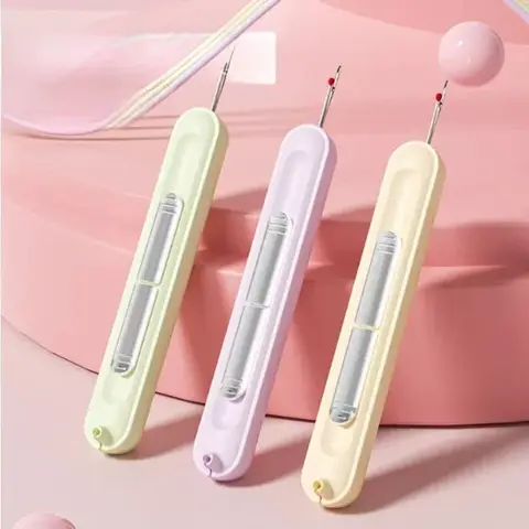 바느질 작업 스레딩 바늘 스레더 솔기 리퍼, 스티칭 리퍼, DIY 바느질, 신축성 솔기 리퍼, 자수 크로스 스티치