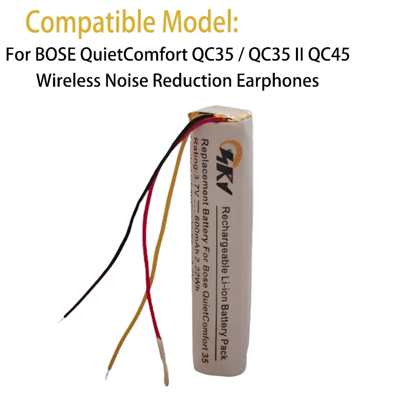 

Replacement Battery for Bose 419811 QuietComfort QC35 / QC35 II QC45 Wireless Noise Reduction Earphones