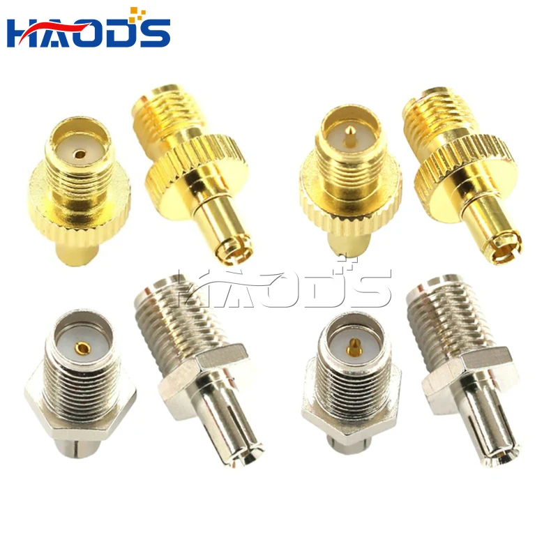 1Pcs SMA To TS9 RF Coaxial Adapter SMA Female Jack To TS9 Male Plug Silver Nickel Plated TS9 Wifi Antenna 3G 4G Antenna