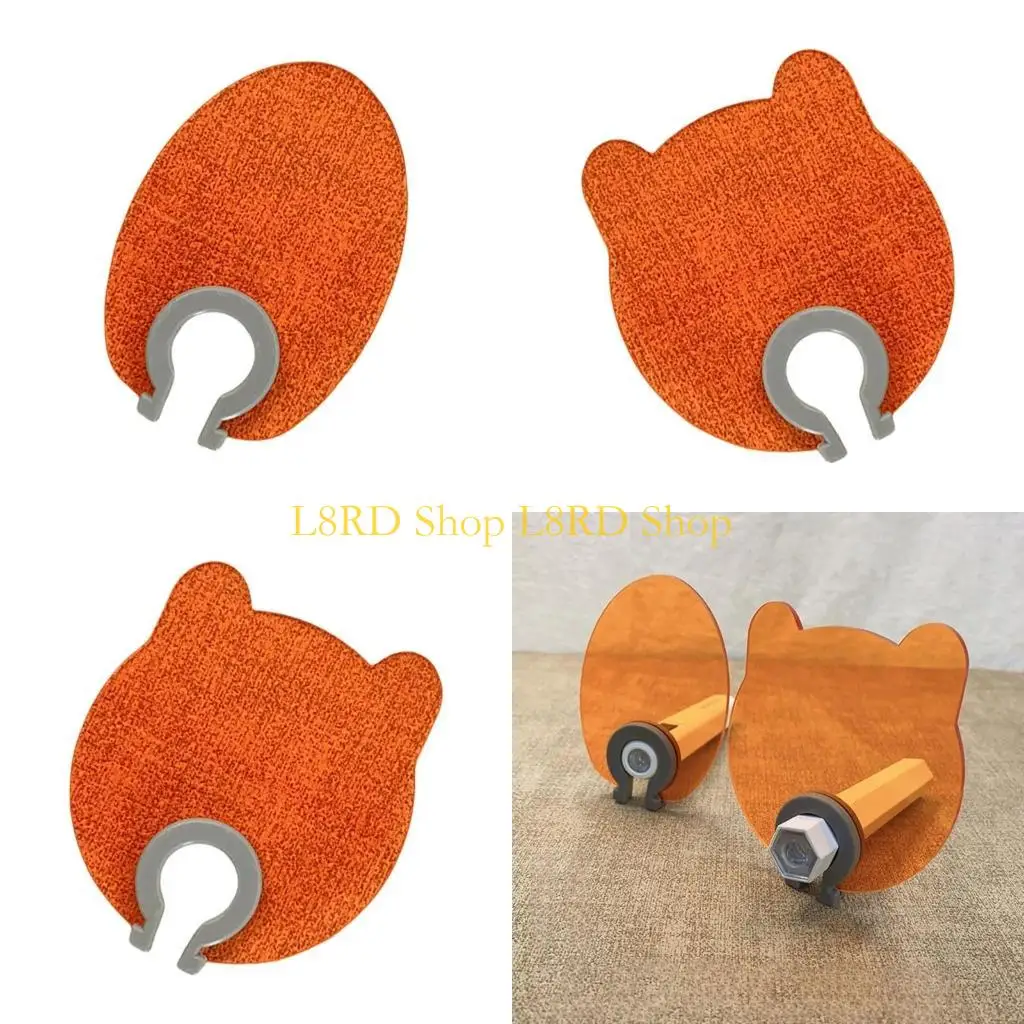 편안한 조명 경험을위한 L8RD 휴대용 재미있는 곰 모양 네일 램프 방패