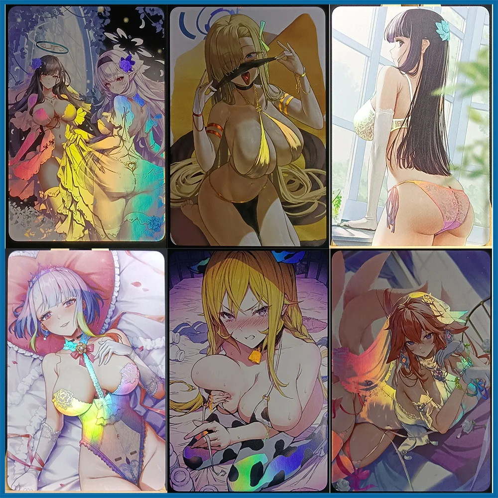 

Anime Goddess Story DIY ACG Kanon Saori Kido Phoenix Lkki Shiryu Syunrei Boy Play Toy Collectible Cards Christmas Birthday Gifts