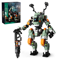 Moc BT-7274 Vanguard-class Titan Model from Titanfall 1057 Pieces Mech Warrior Mech-exoskeleton Robot Building Blocks Set