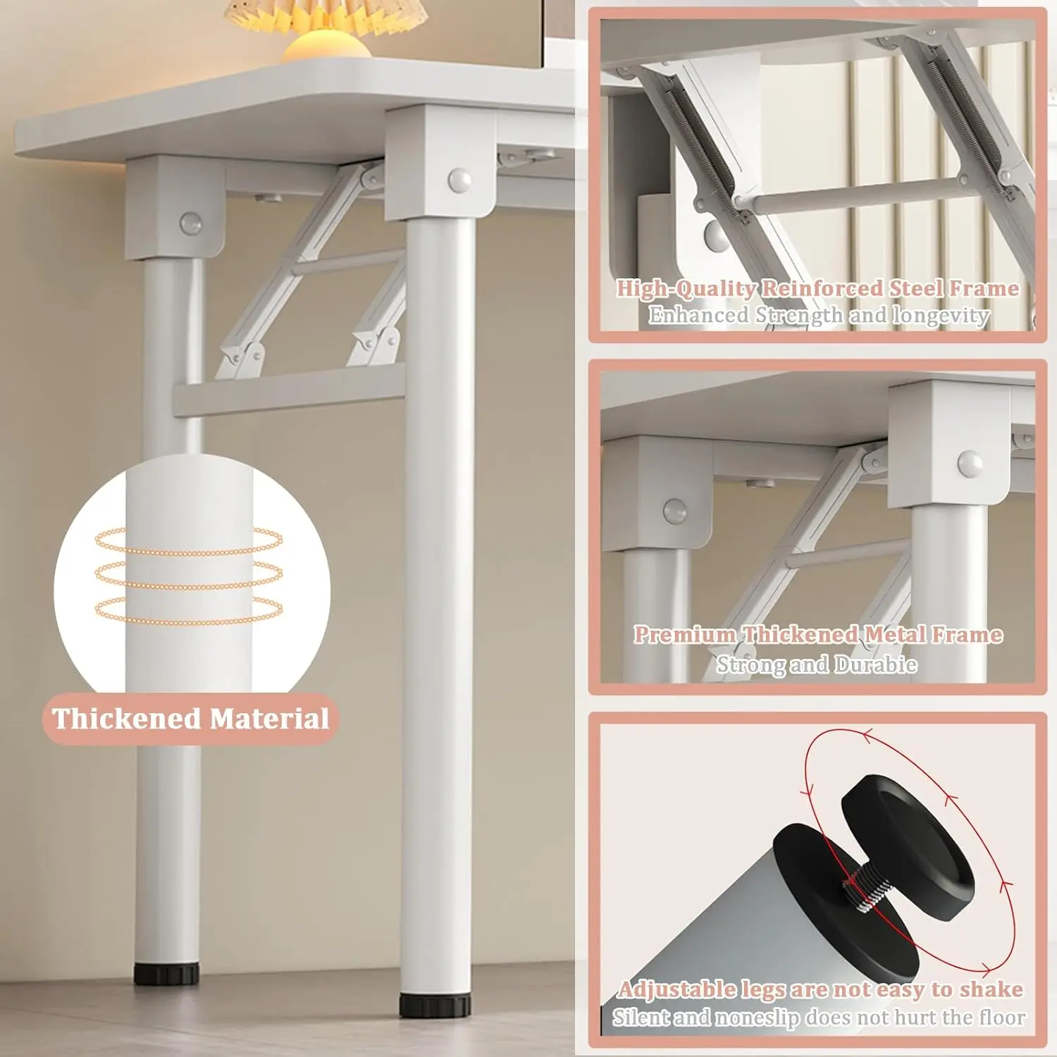 Computer Study No Assembly Required,Writing Computer Space Saving Folding For Home