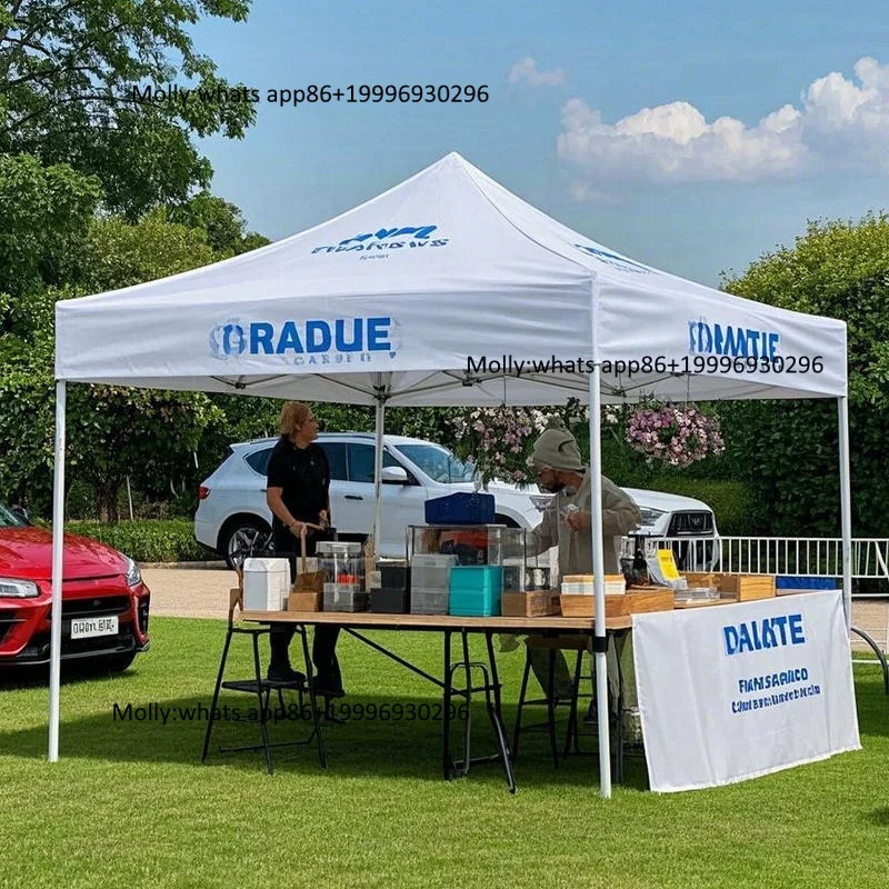 Outdoor 10 X 10ft Event Tent Exhibition Trade Show Pop up Tent Custom Creative Inflatable Exhibition Tent Advertising Canopy