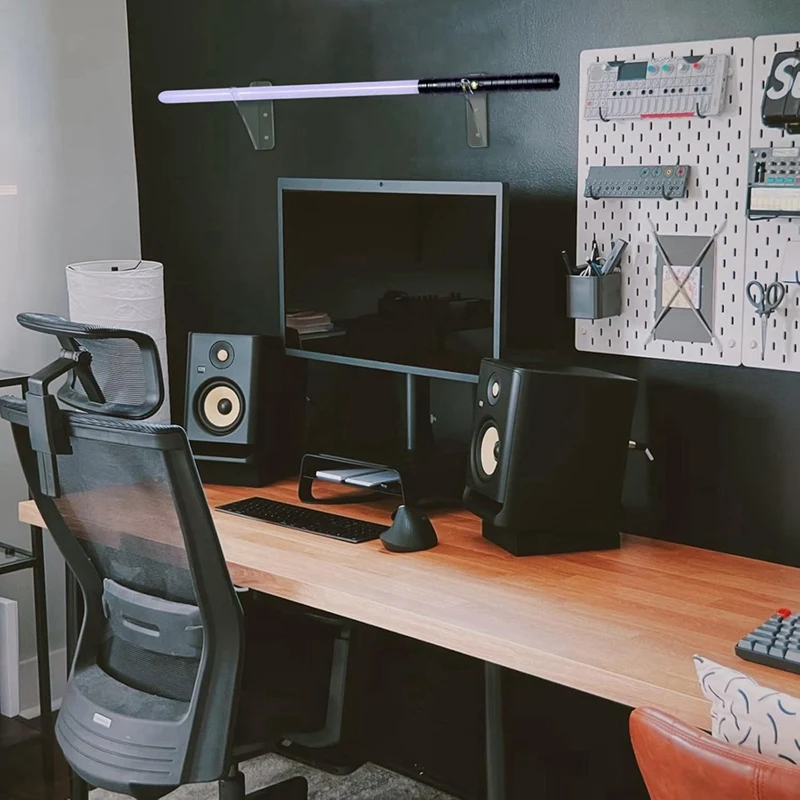 Подставка для светового меча Настенный дисплей Акриловый меч Настенное крепление Держатель дисплея Прозрачный настенный держатель для меча