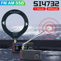 Upgraded Version AMNVOLT ATS MINI PRO SI4732 0.5-108mhz Full Band DSP Radio Pocket Receiver FM AM MW SW SSB Newest Firmware
