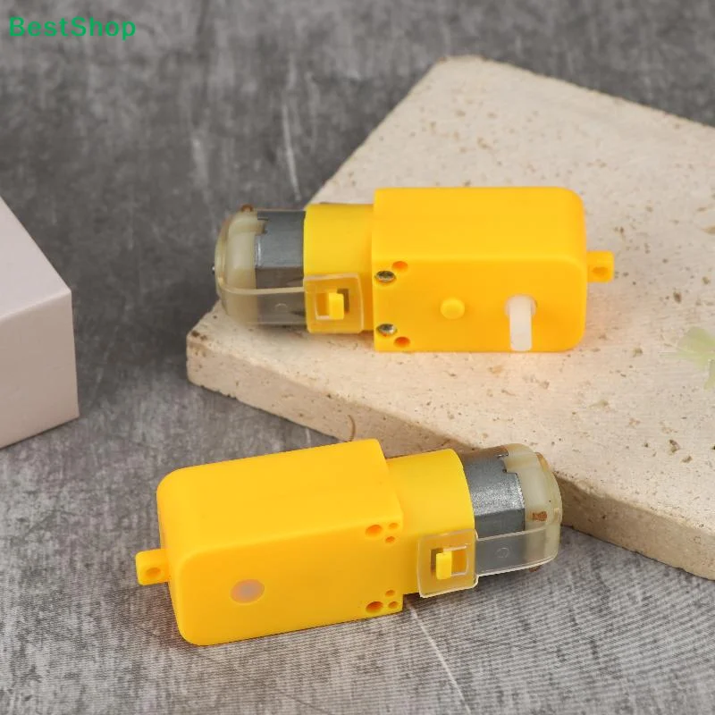 4Pcs Intelligent Car Robot Gear Motor 3V Ratio 1:48 Shaft Gear Motor Double Shaft Geared Motor Gearmotor Easy To Use