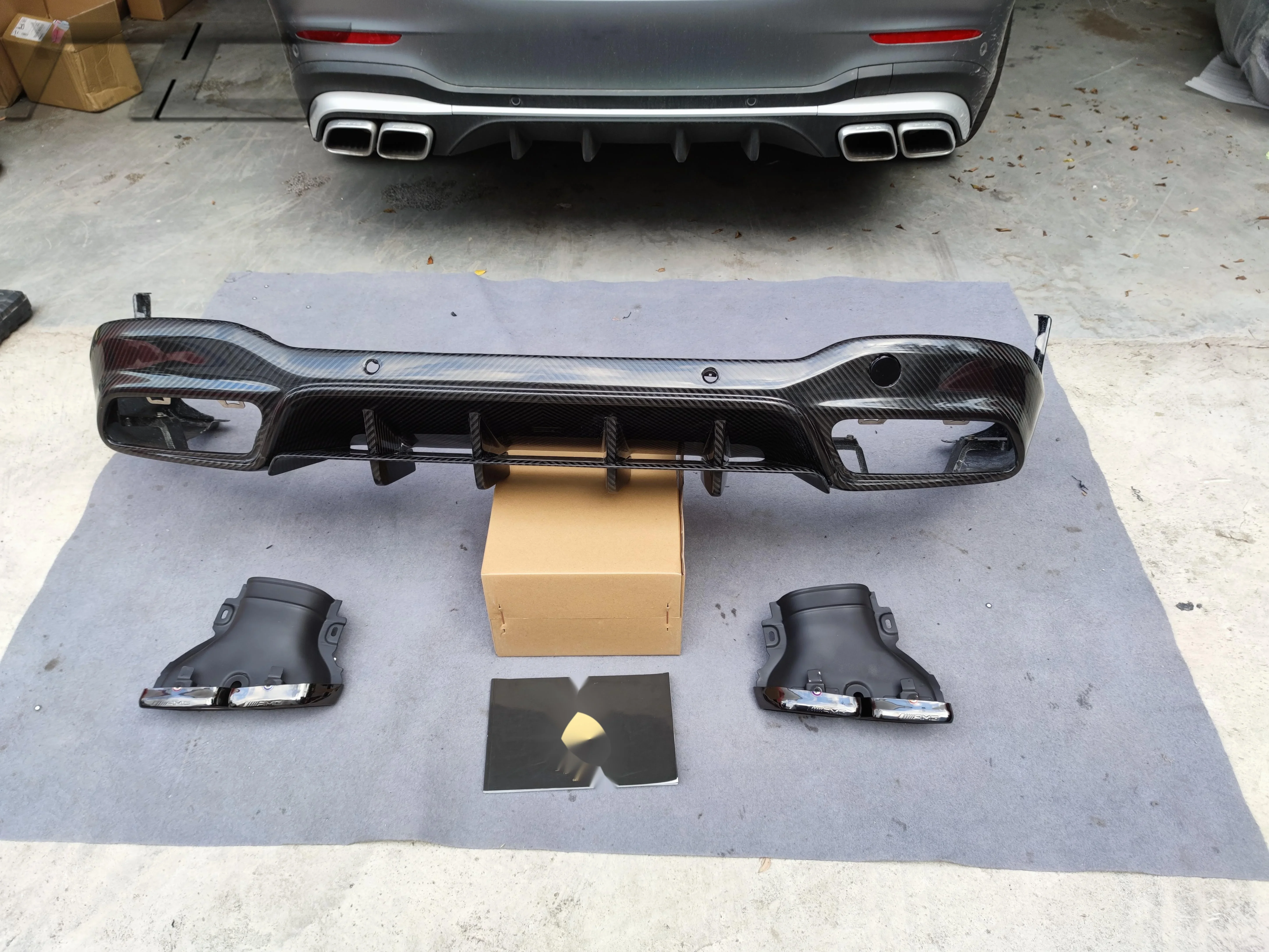 2015-2019 GLC Briljante Kwaliteit TopCa Stijl Koolstofvezel Diffuser Voor Mercedes GLC GLC63 X253 W253