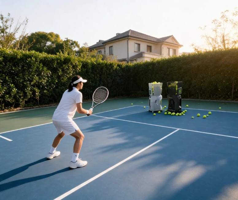 Wholesale Tenniix Tennis Ball Machine Portable AI Tennis Robot Training Tennis Ball Launch Training Shooting Machine