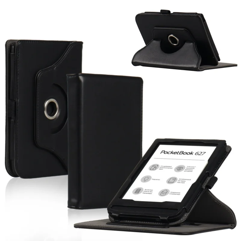 

Handheld Funda For PocketBook 633 Color PB633 2020 6" eBook 360 Degree Rotating Cover Magnetic Case