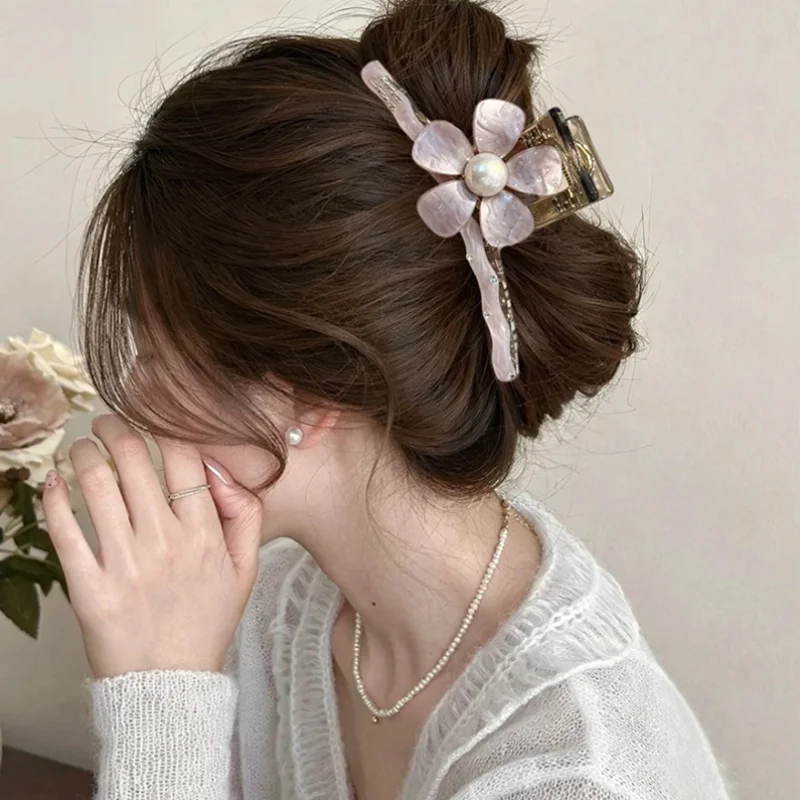 Korean Spring Summer Fresh Flo - огляд і ціна Pearl Hair Pin