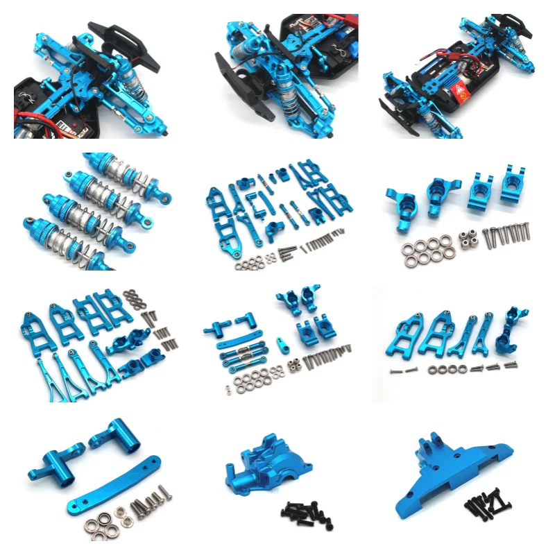 Metal Accessories SCY 16101 16102 16103 16104 16106 16201 RC 1/16 Remote Control Car JJRC C8805 Swing Arm Assembly Blue Parts