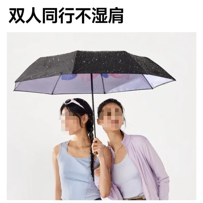 UV protection parasol, three-fold double-layer vinyl umbrella, sun protection umbrella - view 3