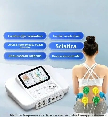 Interference intermediate frequency pulse electrotherapy instrument for the elderly