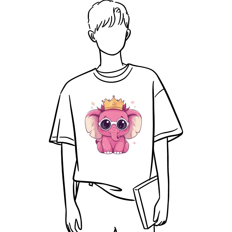 Cartoon Animal Heat Transfer Stickers Cute Elephants Koala Pandas Animal Clothing Accessories Ironing Stickers on Clothes