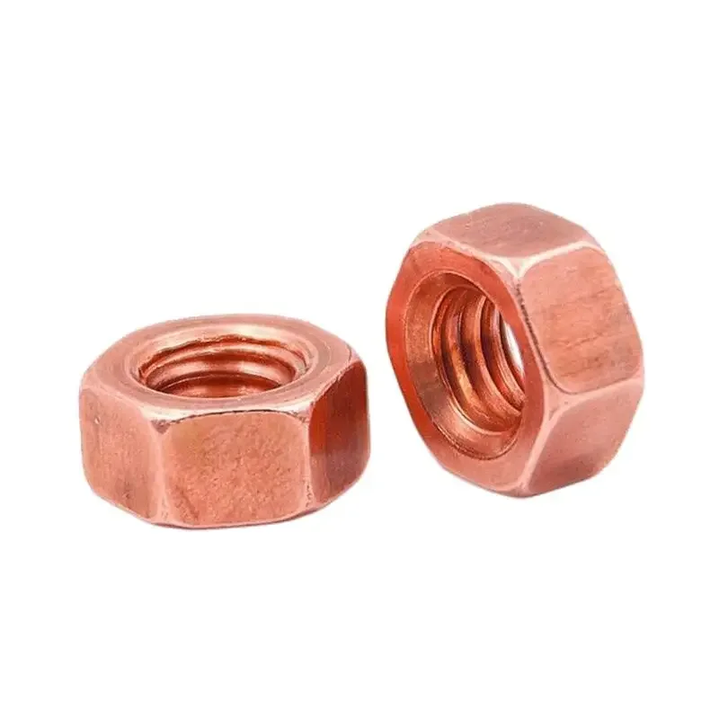 Conduzione conduttiva dado esagonale in rame M3 M4 M5 M6 M8 M10 M12 M14 M16 M18 M20 M22 M24 M30