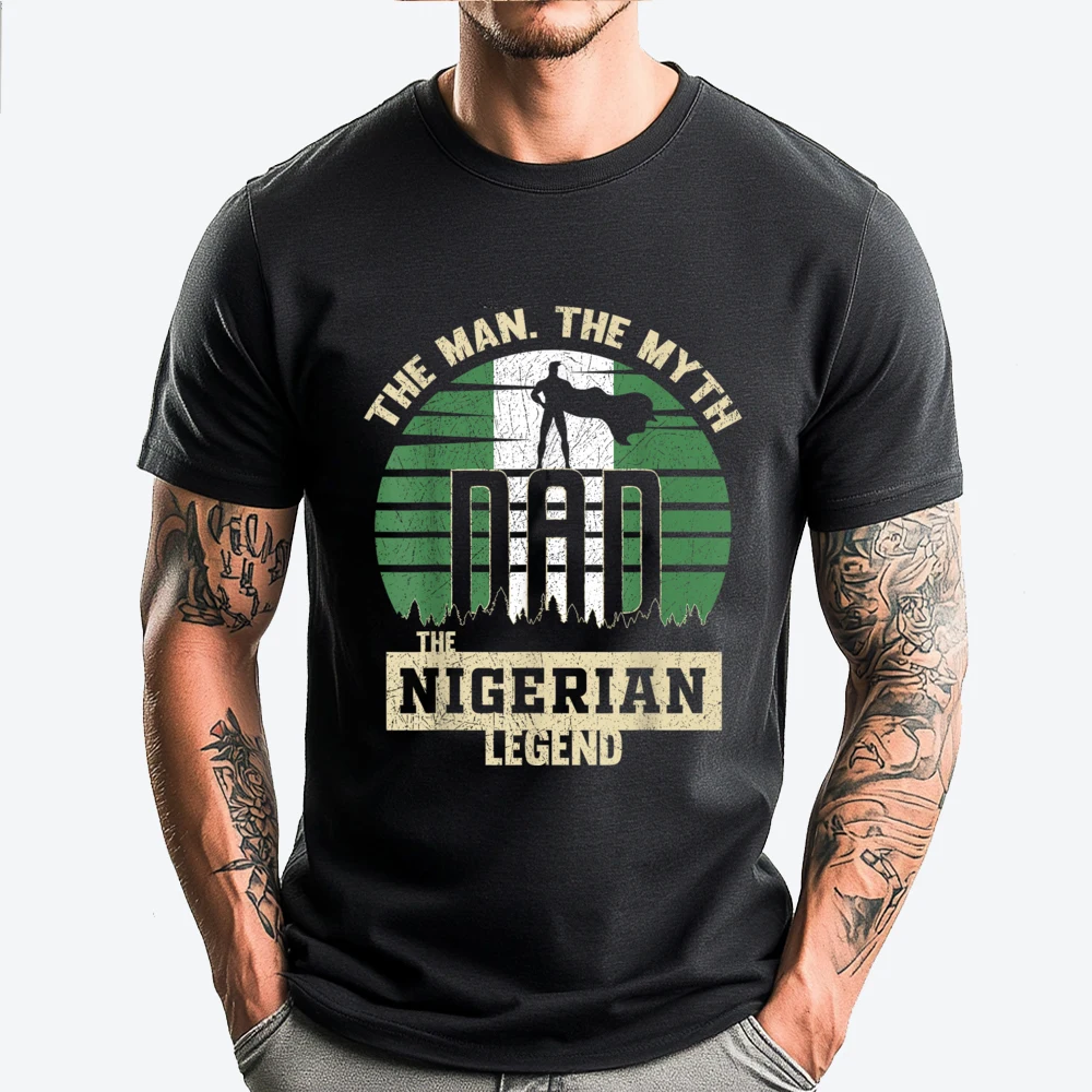 

The Man The Myth The Nigerian Legend Dad Graphic T Shirts Men's Clothing Deals Easter Sunday