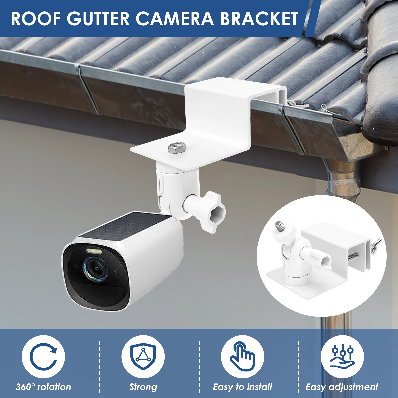 Home Security Eufy - 2 stuks camera's beugel gootmontage compatibel