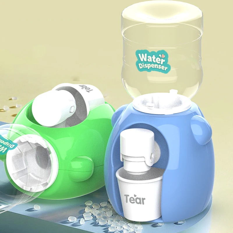 Lustige Mini Wasser Dispenser Nette Kreative Kaltes Wasser Saft Milch Trinkbrunnen Simulation Cartoon Kinder Küche Spielzeug Geschenke