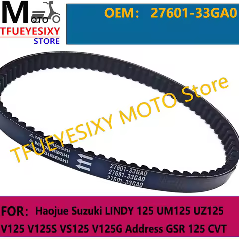 TFUEYESIXY 27601-33GA0 Drive Belt For Haojue Suzuki LINDY 125 UM125 UZ125 V125 V125S VS125 V125G Address GSR 125 CVT