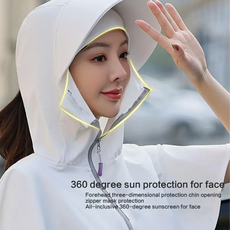 الإبداعية كامل الوجه الرقبة لحماية قبعة الشاطئ قبعة الشمس واقية من الشمس f #1